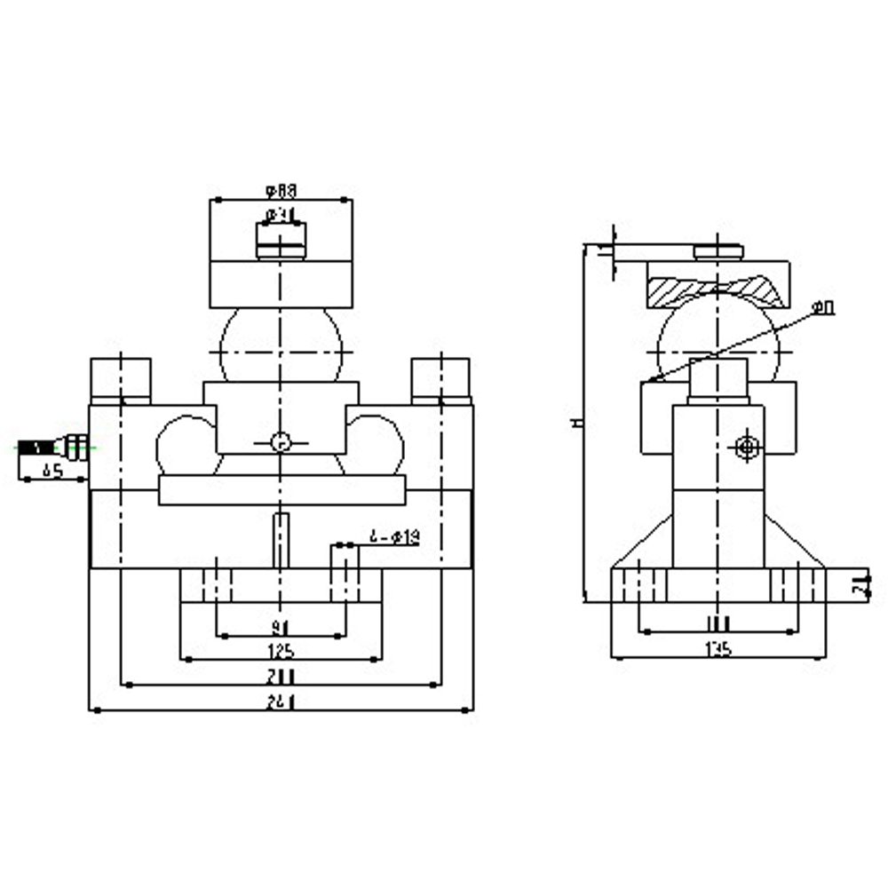 OS-401 Double End Shear Beam Load Cell